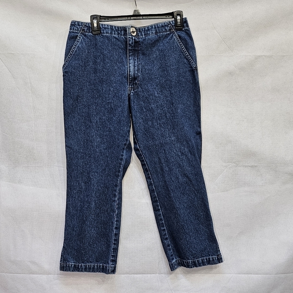 Twenty X Blue 100% Cotton Denim Capri Pants Size 11